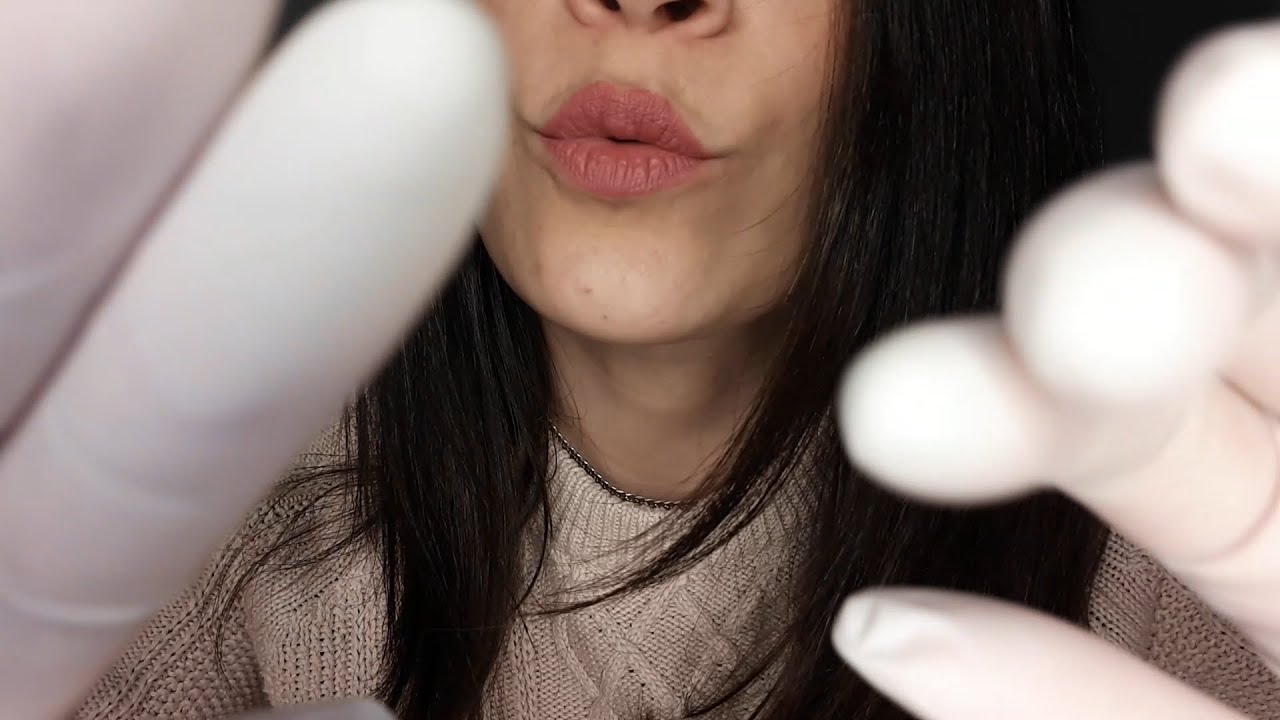 ASMR ~ PERSONAL ATTENTION WITH LATEX GLOVES &TONGUE CLICKING ~ NO TALKING