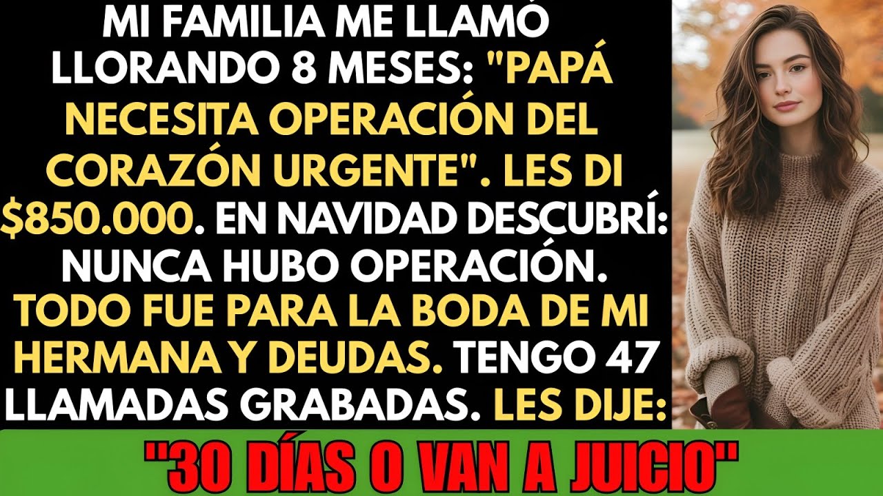 Mi familia me mintió en Navidad, y entonces les corté cada dólar, cada llamada y cada excusa