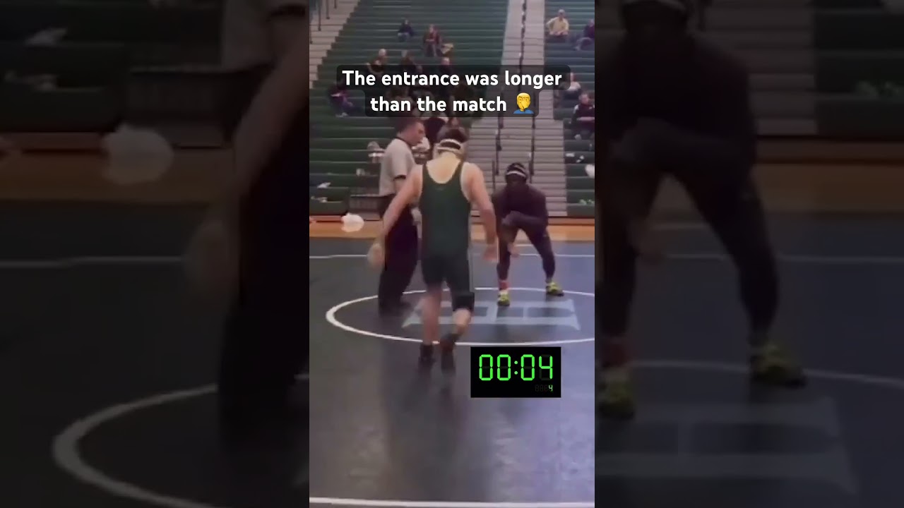 One of the fastest Wrestling Matches you will ever see 😱💪 #shorts