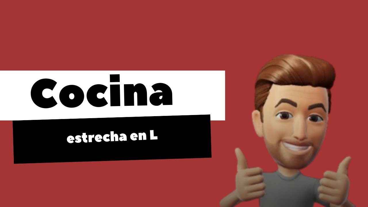 Muebles de cocina en L para cocina estrecha
