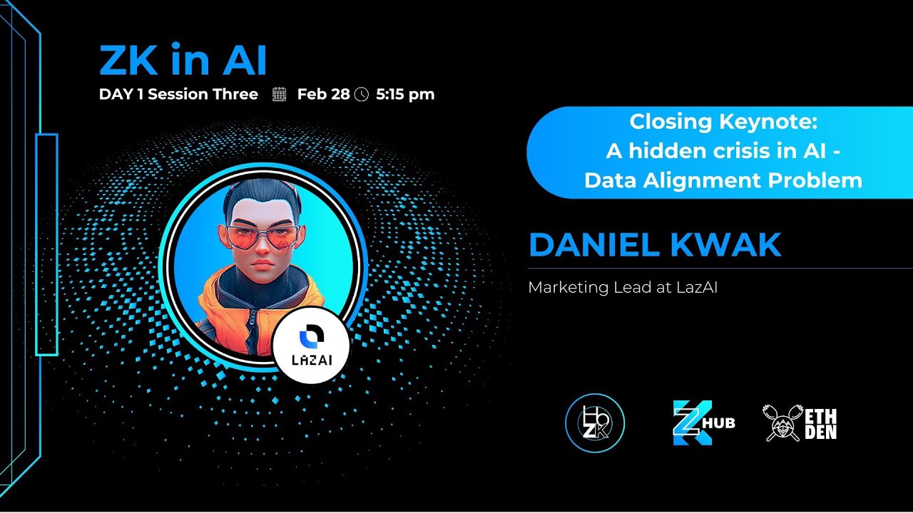 A hidden crisis in AI: The Data Alignment Problem - Daniel Kwak, Marketing Lead at LazAI