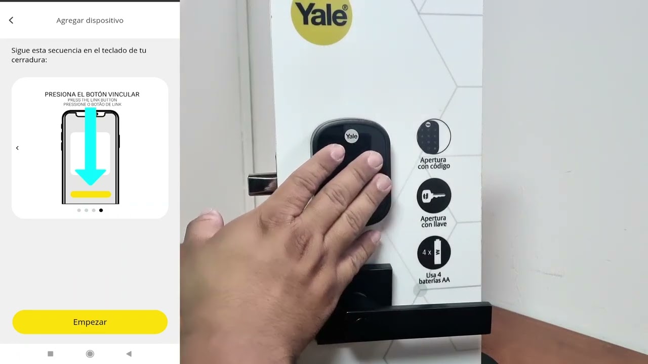 Configuracio de Cerradura Yale con Hub a Yale connect