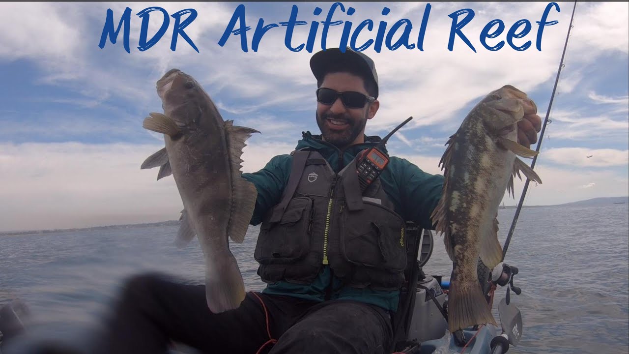 MDR Artificial Reef- Bass Fishing Action on the Hobie Kayak