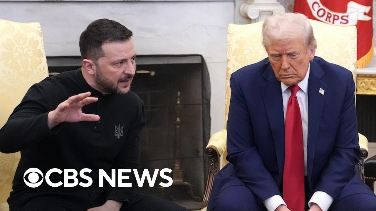 What led to Trump, Zelenskyy's White House clash