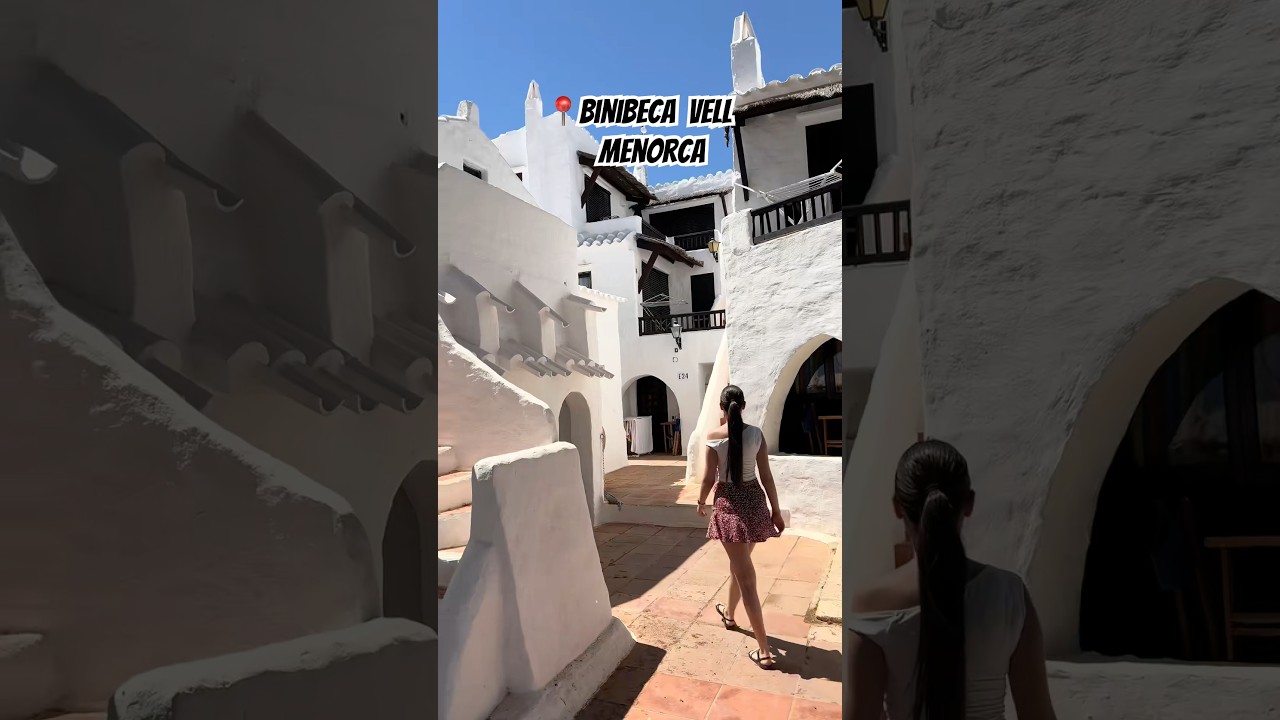 El pueblo m&aacute;s bonito de Menorca.📍Binibeca Vell. #menorca #travel #balearicislands