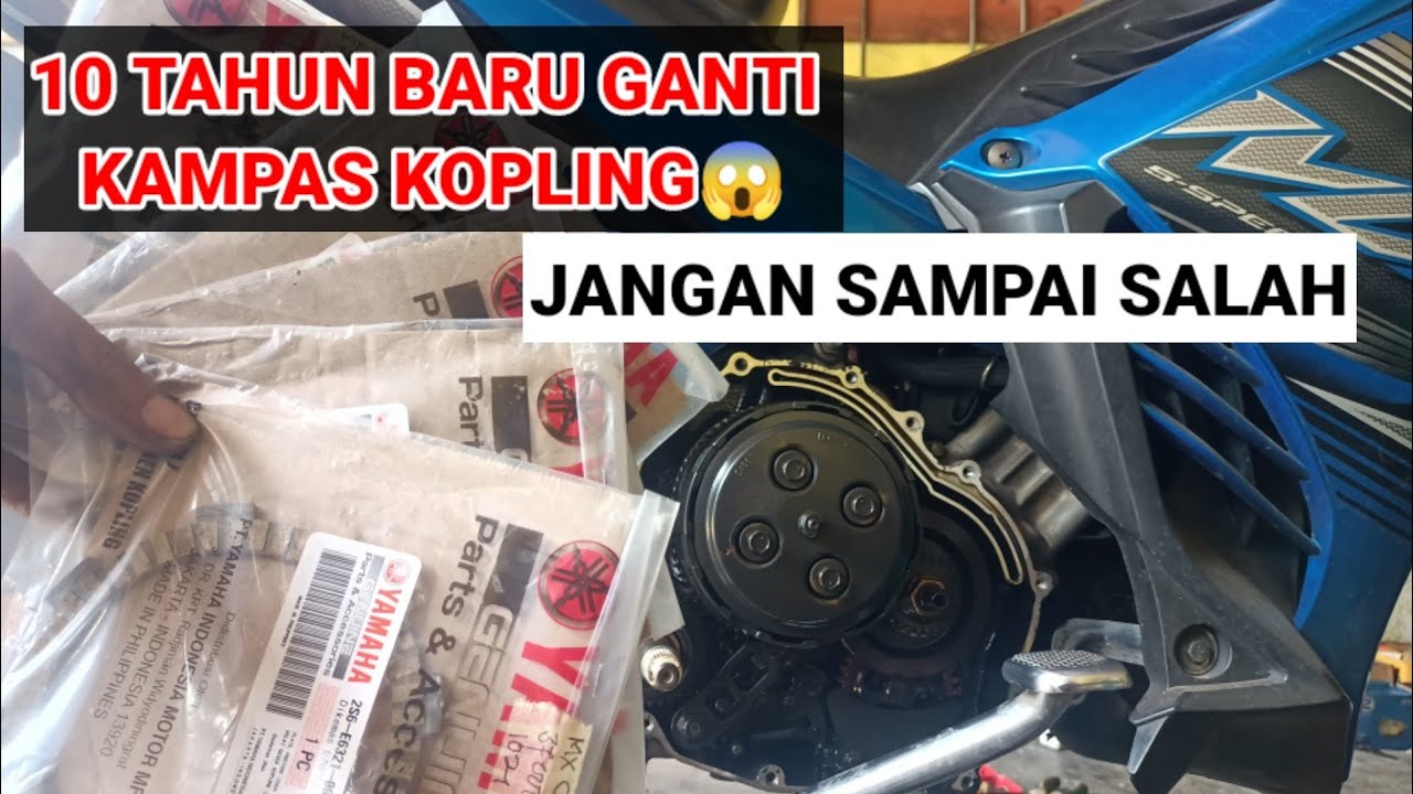 CARA GANTI KAMPAS KOPLING JUPITER MX NEW 135 ORIGINAL - JUPITER MX NEW SUSAH NETRAL