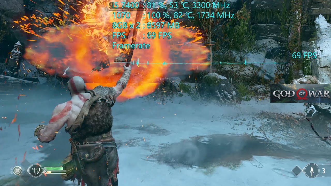 Core i5 7400+GTX1070 16GB RAM Test in 7 Games