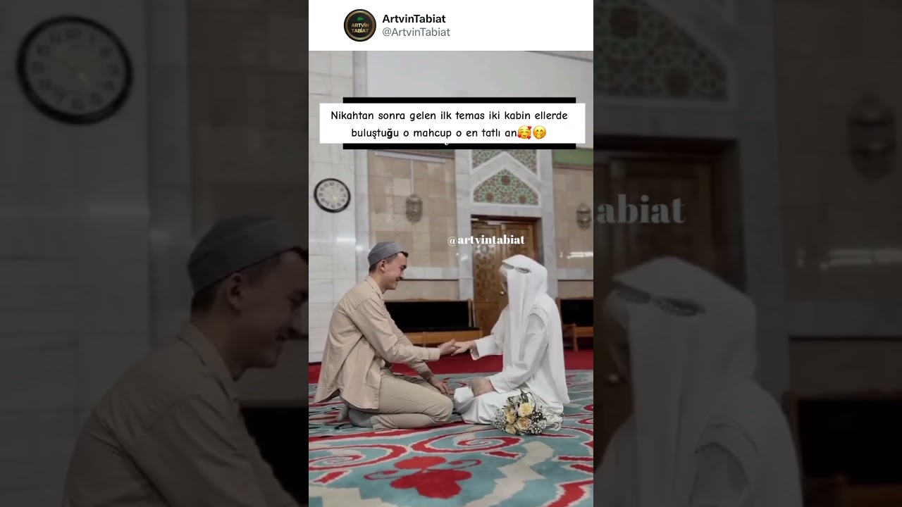 Nikahtan sonra ilk temas#nikah #evlilik #islamicvideo #islam #islamic #sevgili #aşk #evlilik #kuran