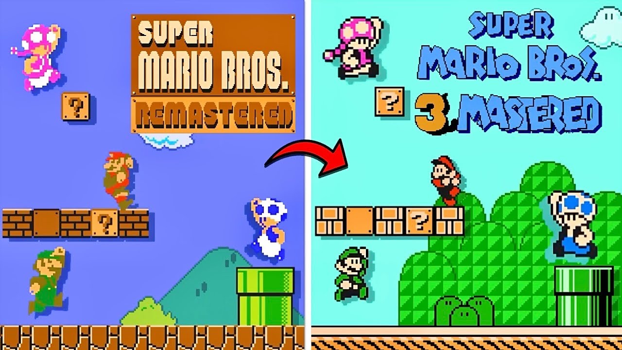 Super Mario Bros. Remastered HD - Super Mario Bros. 3 Playthrough
