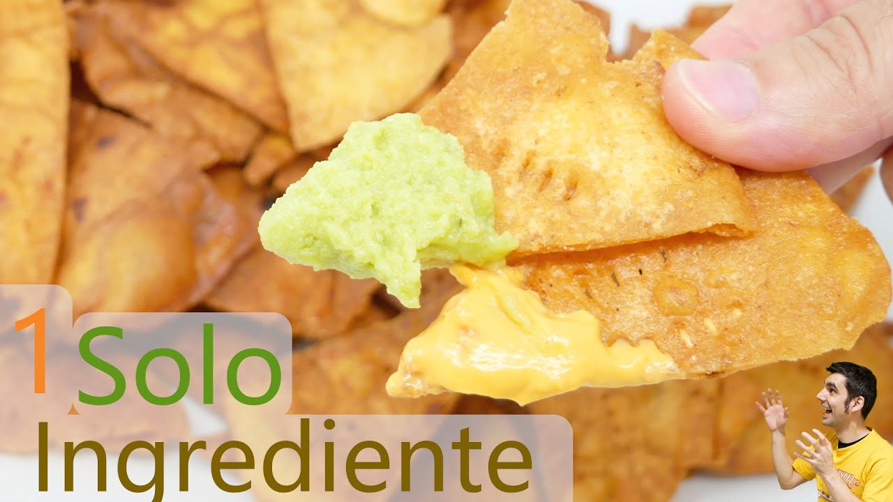 SOLO 1 INGREDIENTE: NACHOS o TOTOPOS de MAÍZ 😋😋🌽
