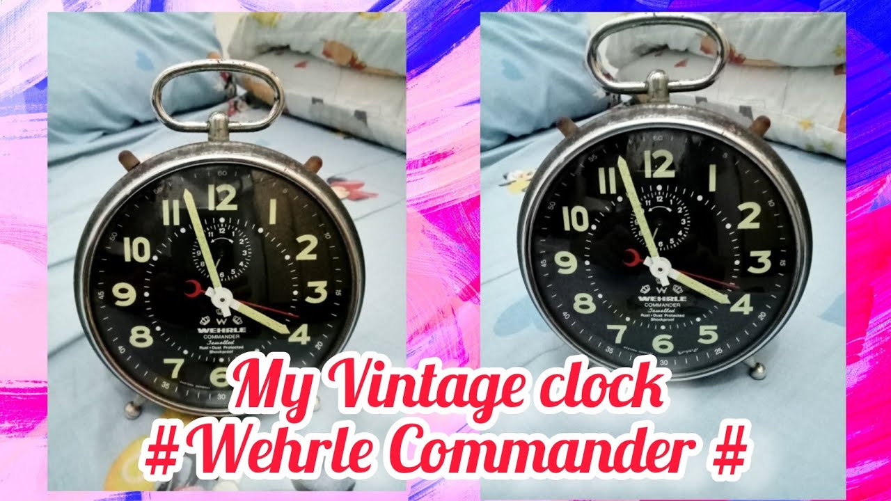 vintage # wehrle commader #Alarm Clock #german clock ito mga ganito hinahanap ng collector #vintage