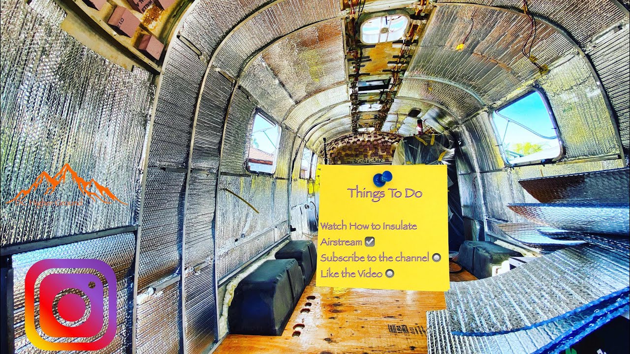 Airstream Trailer Insulation Installation