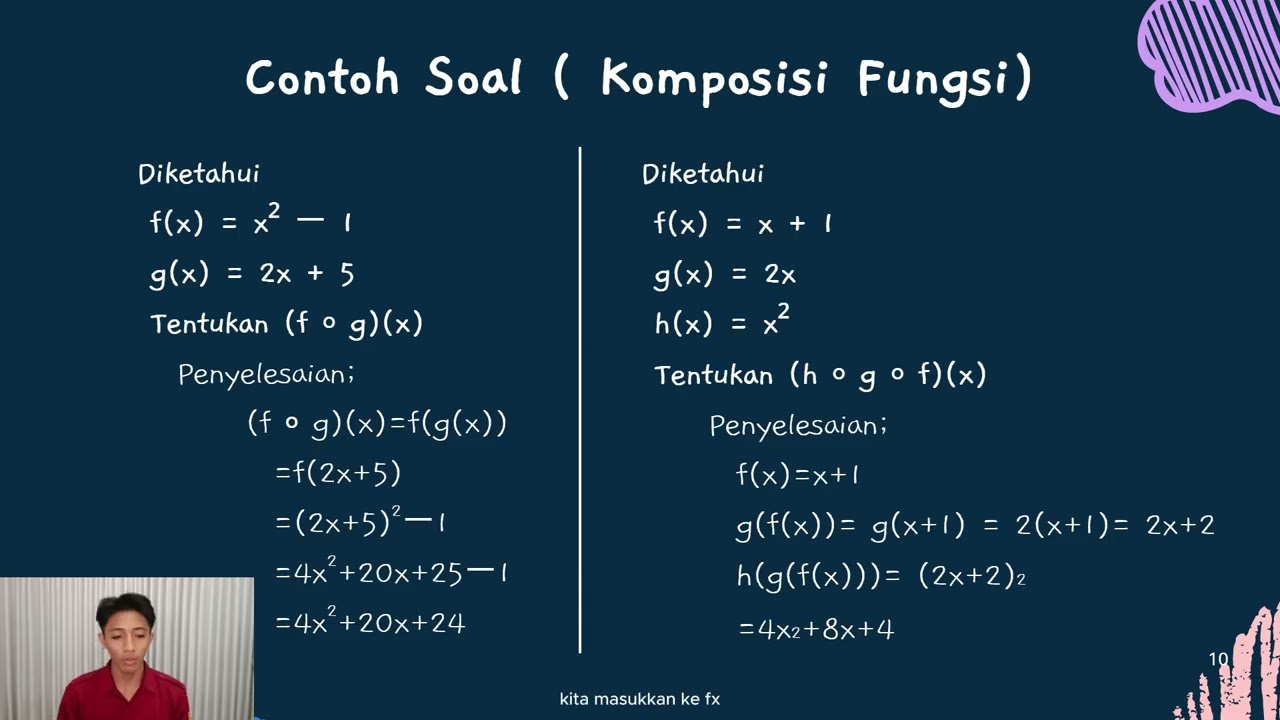 TUGAS KELOMPOK 8 | Matematika Dasar : Konsep Himpunan dan Fungsi