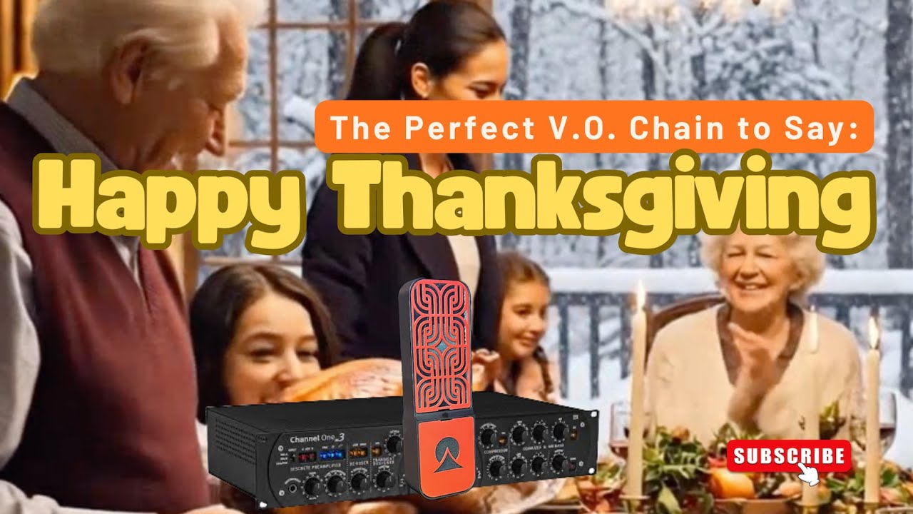 Why this is the Perfect "Holiday" VO Chain - Ohma Mic & SPL Channel One mk3