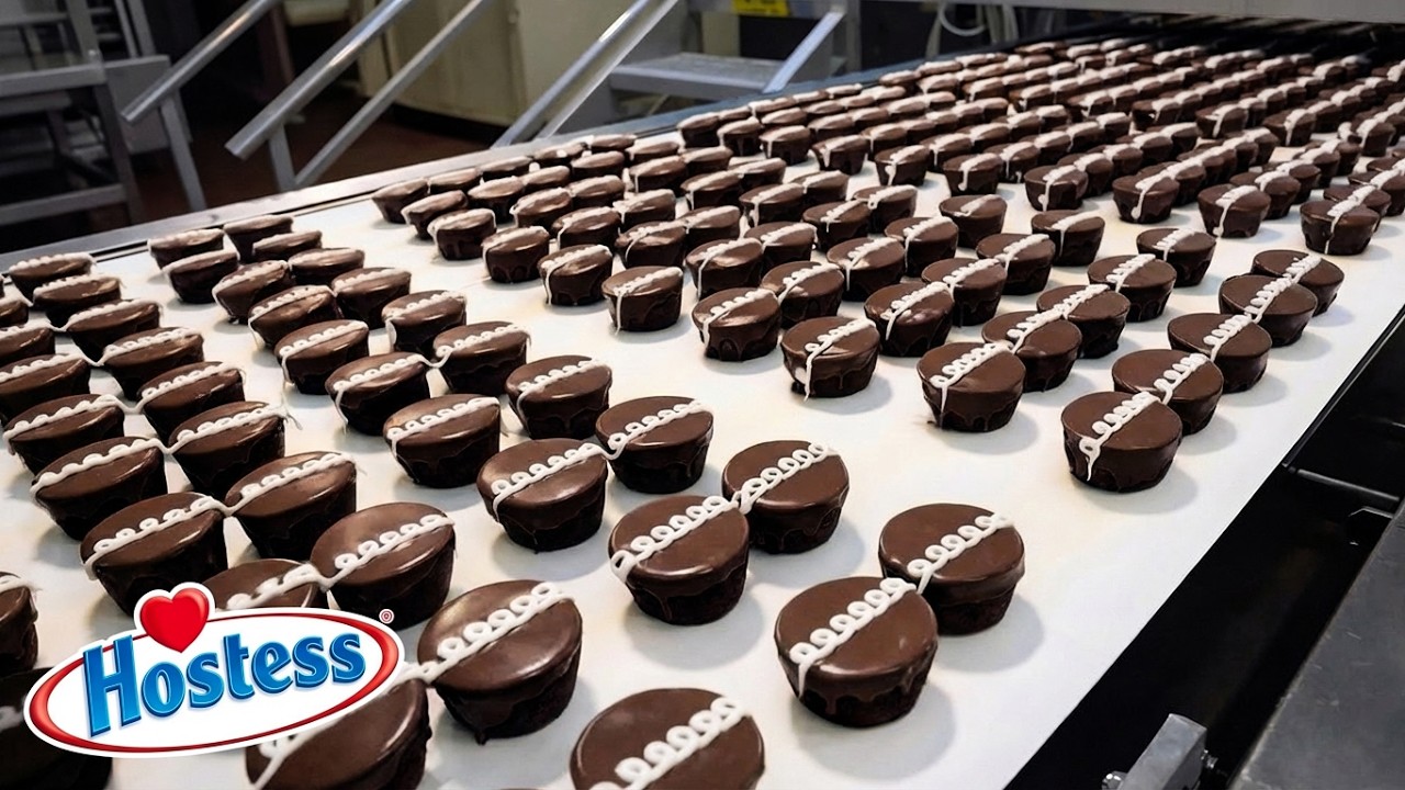 How Hostess Cupcakes Are Actually Made in Factories