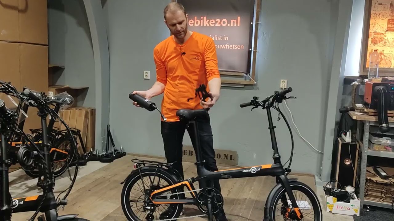 In gebruik nemen Ebike20 Carbon Light II