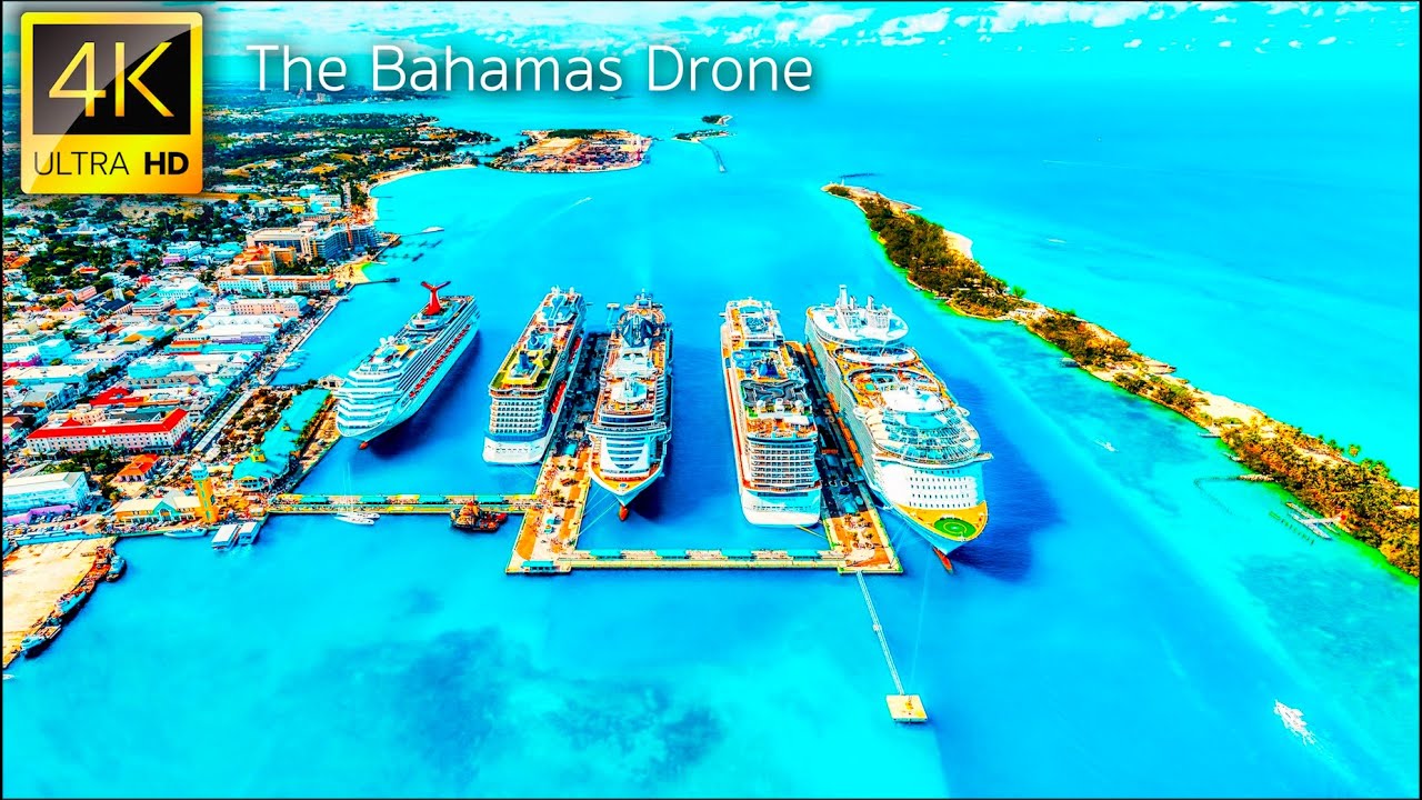 The Bahamas 4K Drone Footage with Relaxing Summer Vibe Music