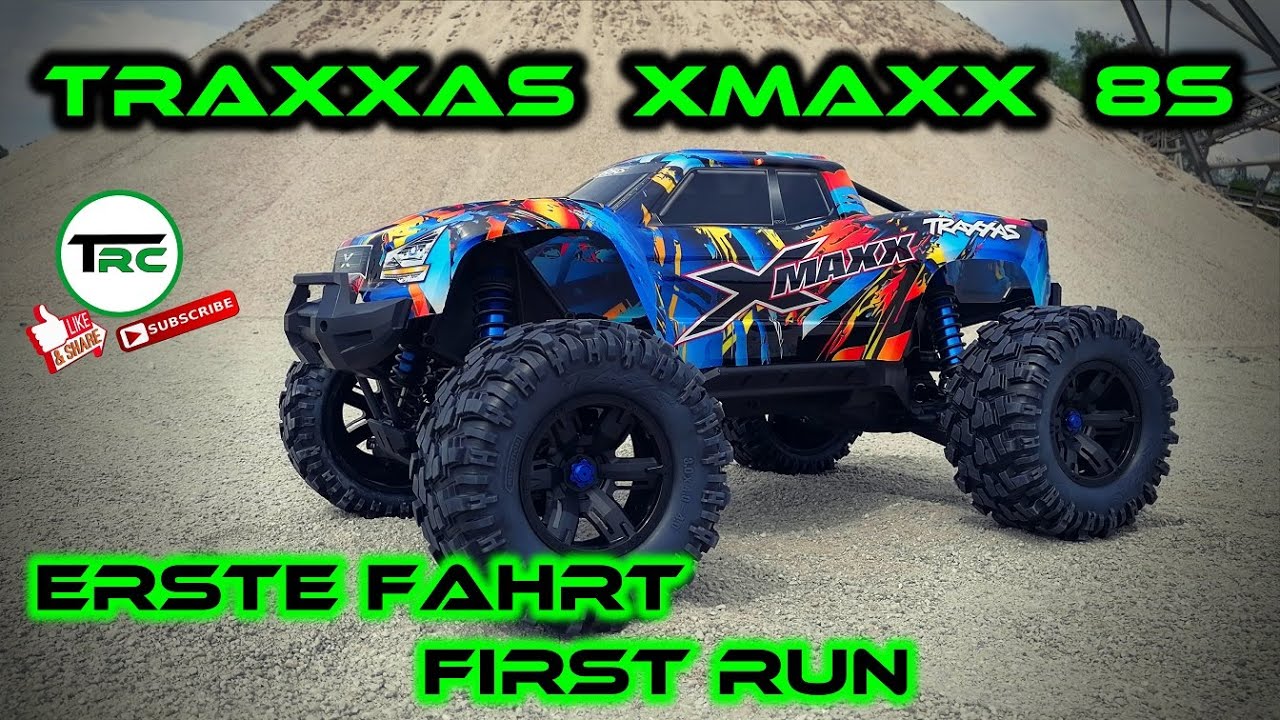 Die erste Fahrt mit dem Traxxas X-Maxx 8S - First Run with the Traxxas XMaxx 8S - 2023