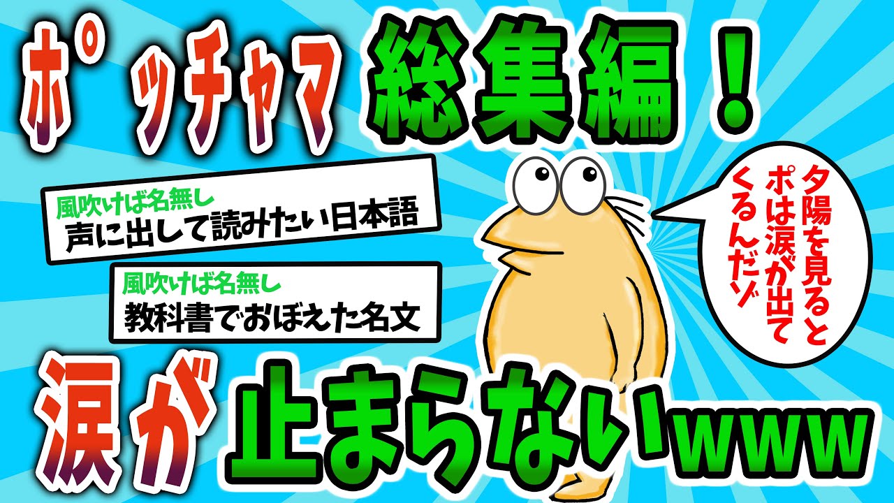 【ポッチャマまとめ！】なんJ民がﾎﾟのスレを読んだら涙と嗚咽が止まらないゾwwwwwww【ゆっくり解説】
