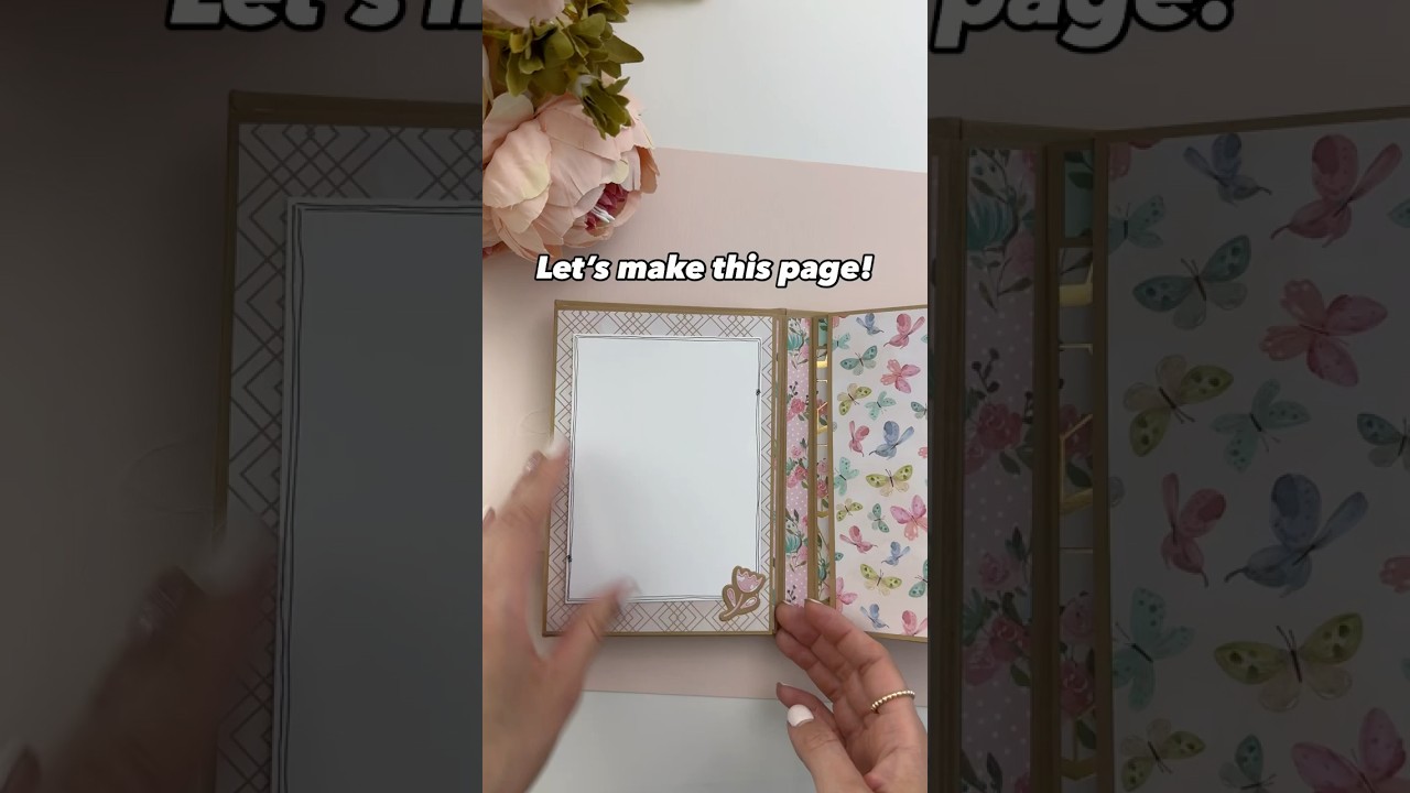#scrapbookpage #scrapbooking #tutorial #papercrafting #craft #papercraft #handmade #albumscrap