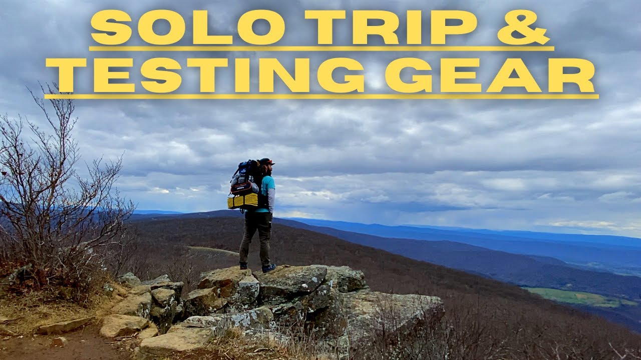 Solo Backpacking in Shenandoah & Testing New Gear!  ||  Appalachian Trail Backpacking