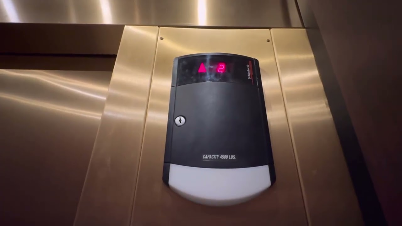 Golden 2002 Schindler 330A hydraulic elevator at Clayton Summit, Clayton NC (2026)