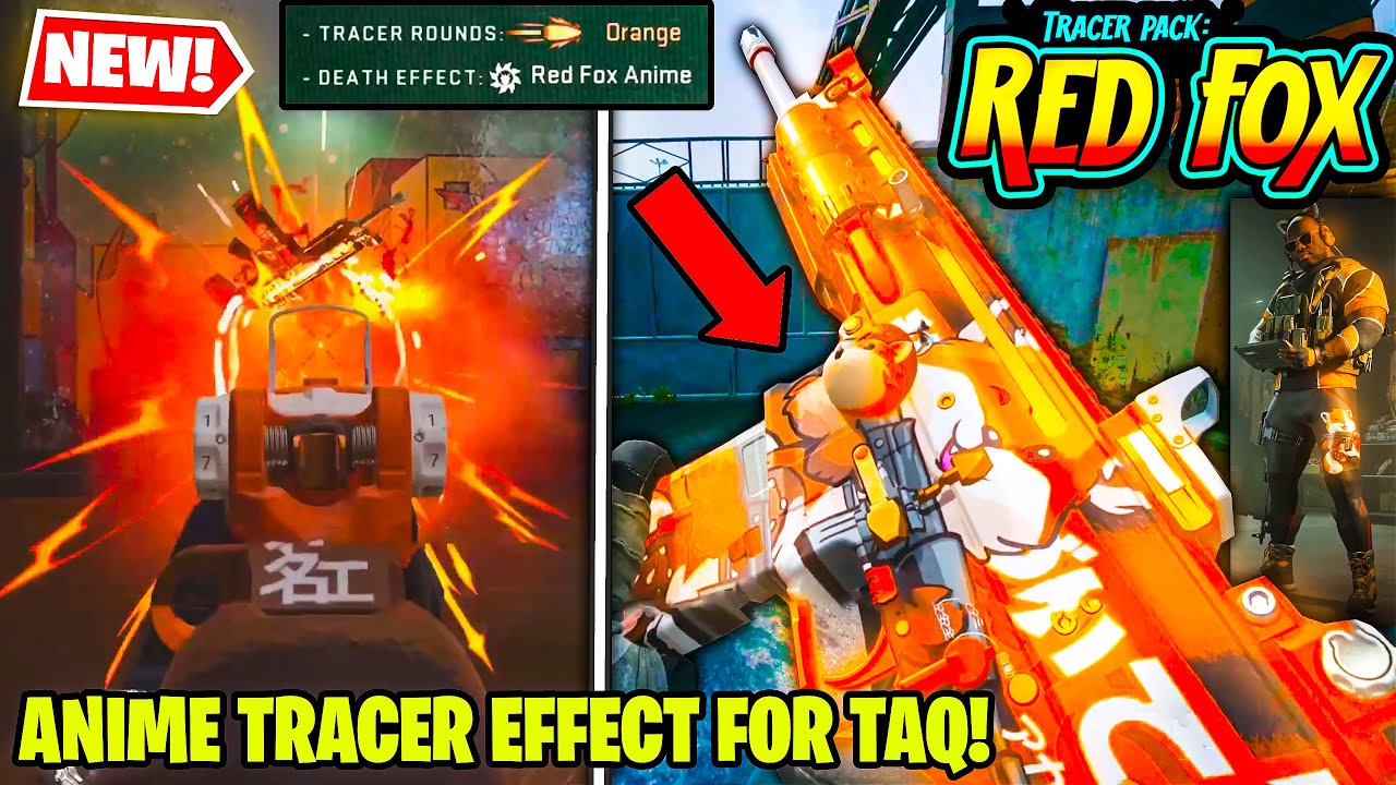 MW2 ANIME EFFECT 🦊 NEW Tracer Pack RED FOX BUNDLE on Warzone 2 (Vulpes Taq V Modern Warfare 2 Store