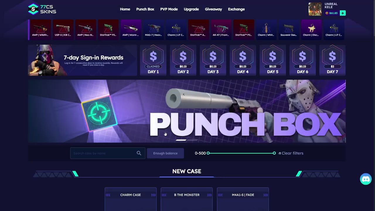 New CS2 CASE OPENING SITE! -77csskins.com!