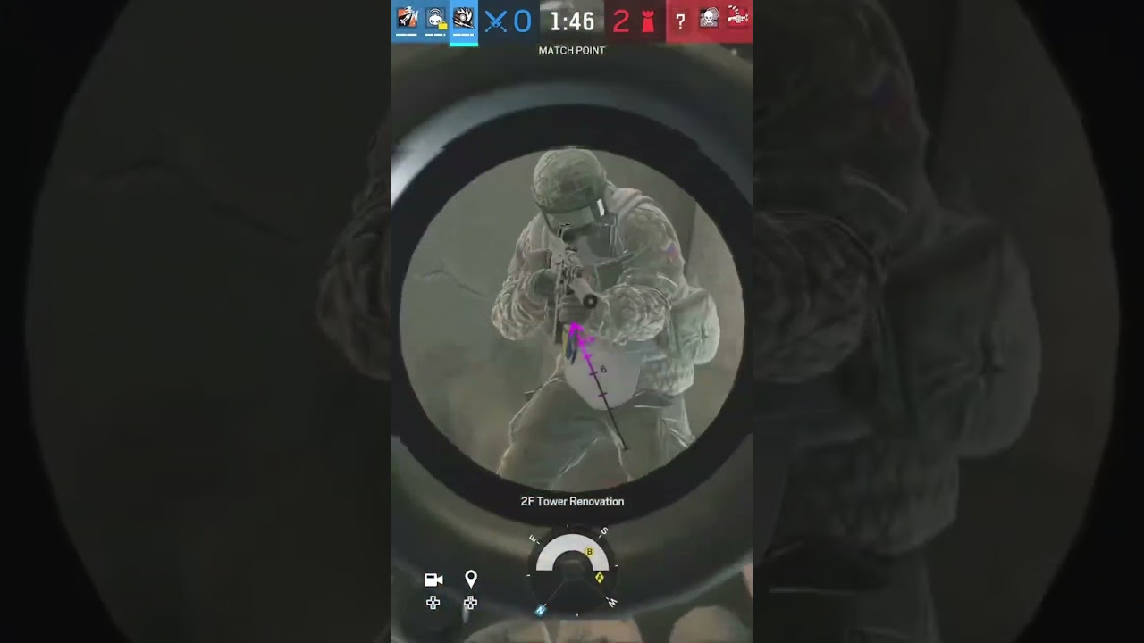 Terrible spot to hide #shorts #fail #siege