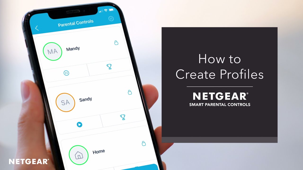 NETGEAR How To | Create Profiles (Orbi RBK50)