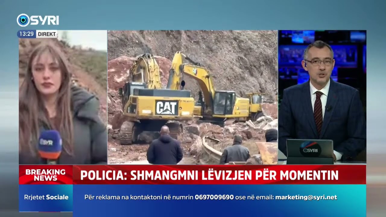 Rrëshqitja masive rrezikon drejtuesit e mjeteve, aksi Librazhd-Qafë Thanë i bllokuar që prej orës 11