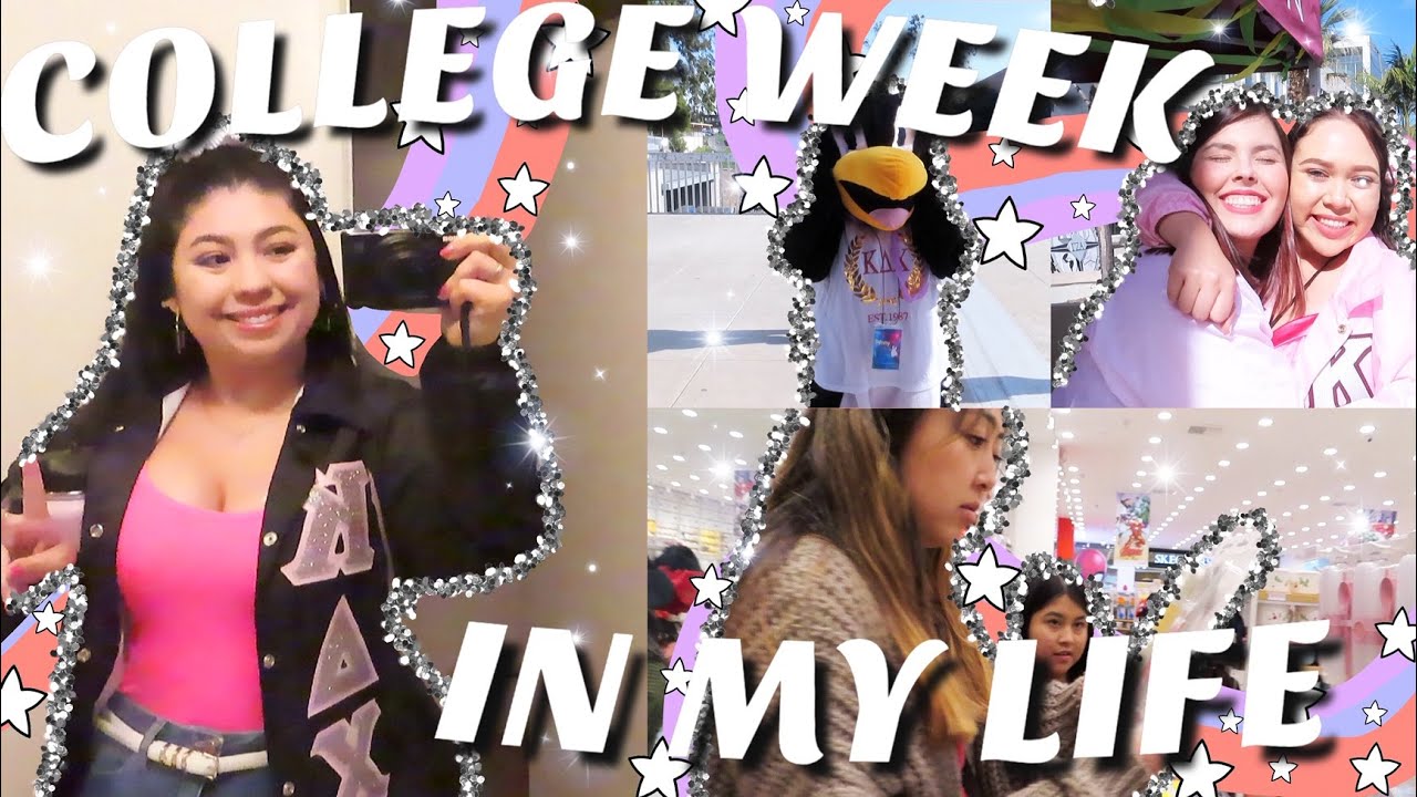 COLLEGE WEEK IN MY LIFE (CSUDH) | GREEK WEEK + HANGING WITH THE ROOMIES!