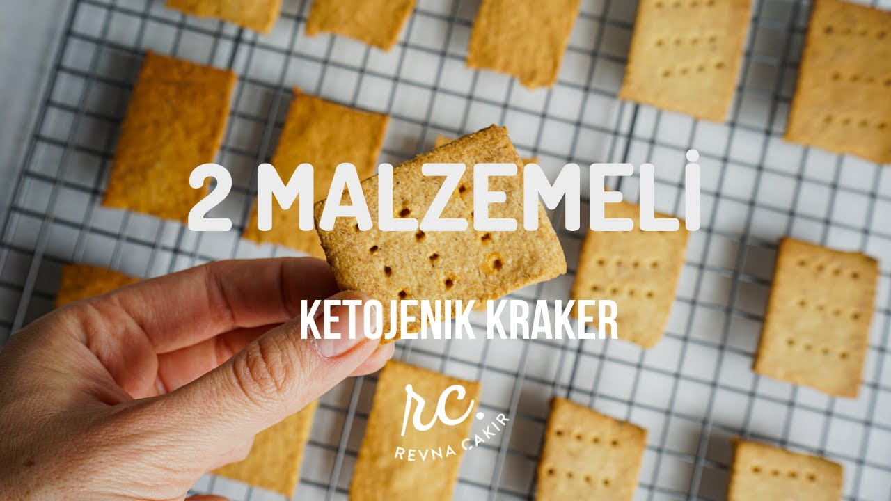 2 Malzemeli Ketojenik Kraker | İlk Defa Deniyorum!