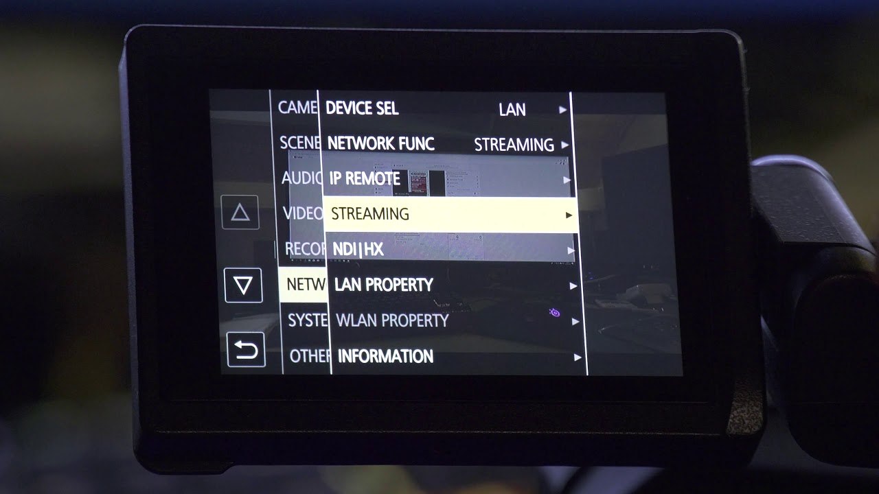 streaming with panasonic CX350 via RTMP