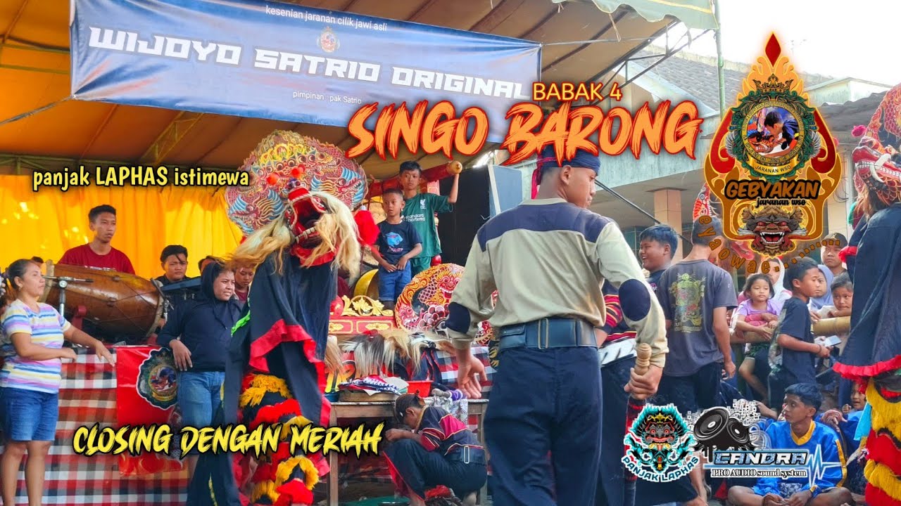 GEBYAKAN JARANAN WSO BABAK 4 TARI SINGO BARONG
