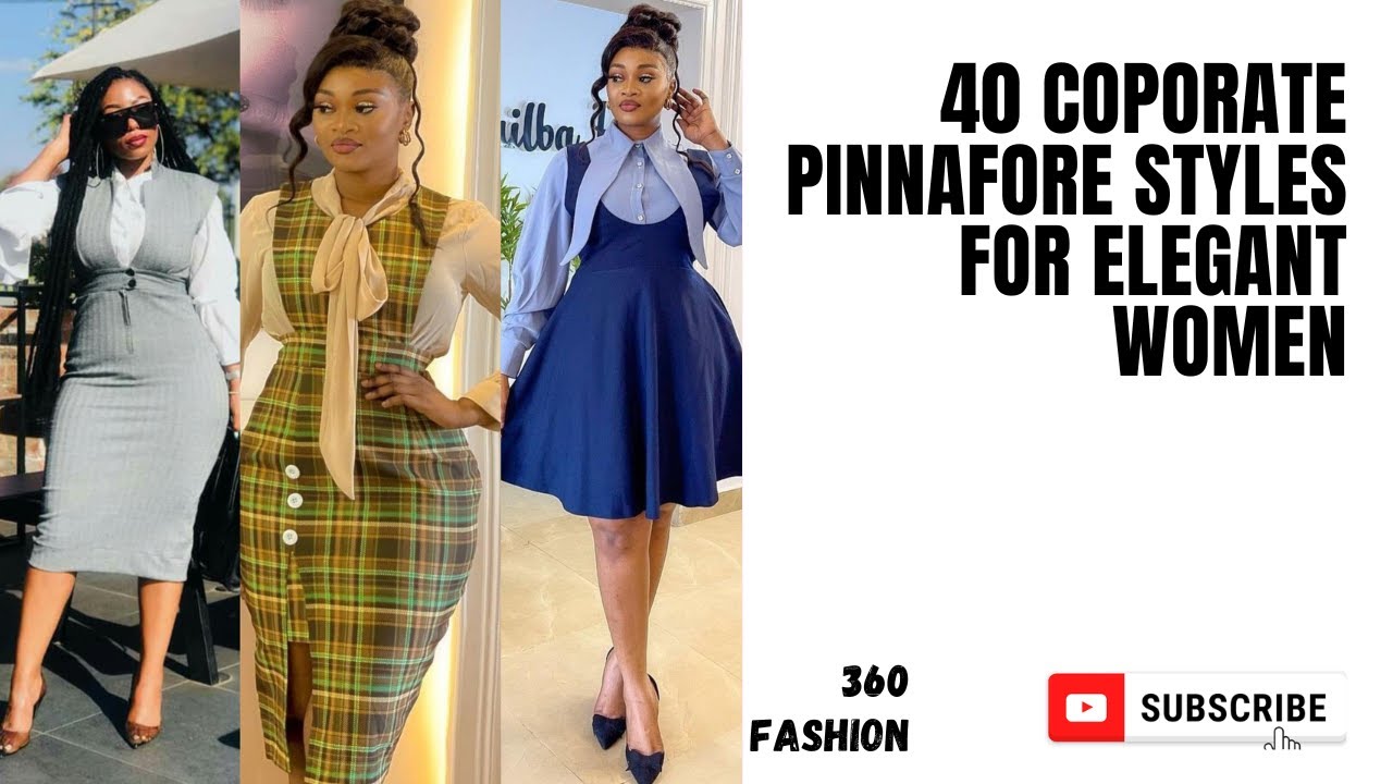 40 Corporate pinafore styles for elegant women