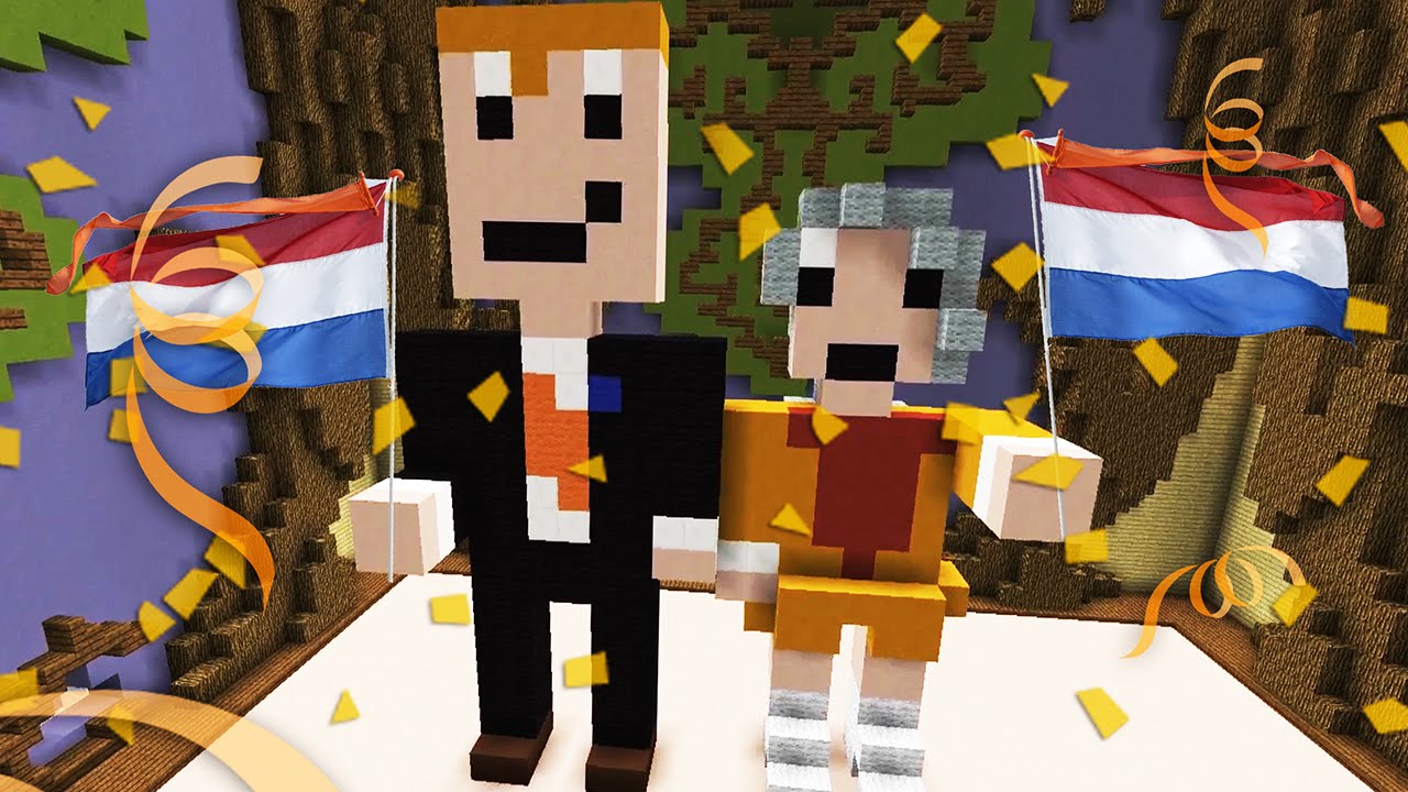 WILLEM ALEXANDER & MAXIMA! | Minecraft: Build Battle | RONALD & TIMO (Koningsdag 2016)