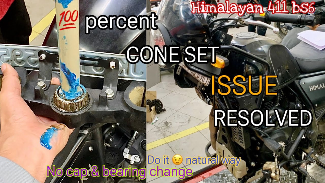 💯Percent CONE SET Issue Resolved 🤗 | Best Solution 👍 | HIMALAYAN 411 bs6 | DIY 100% Fixed issue