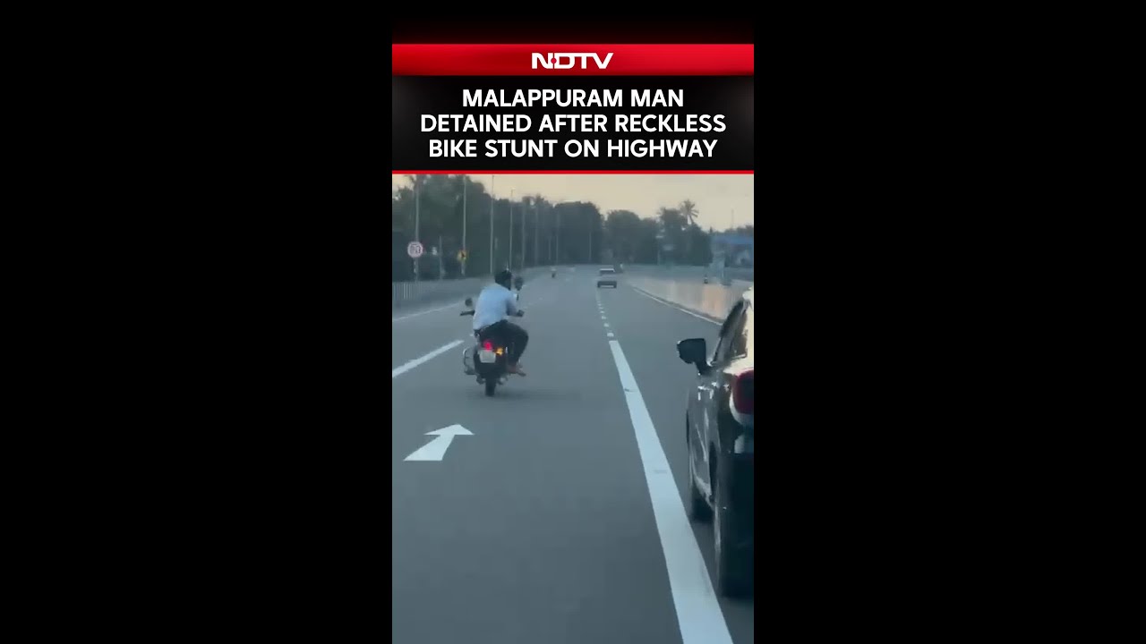 Malappuram Youth Held By Locals After Performing Stunts On Highway