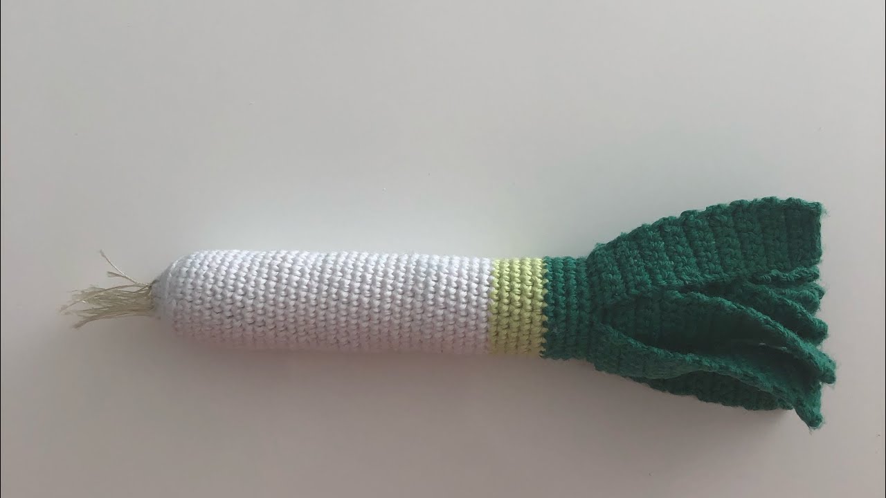 Amigurumi pırasa,porree,leek