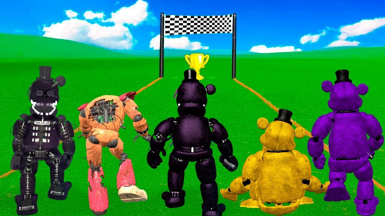 ¿Qué FREDDY es el MÁS RAPIDO de FIVE NIGHTS AT FREDDY'S? - Garry's Mod