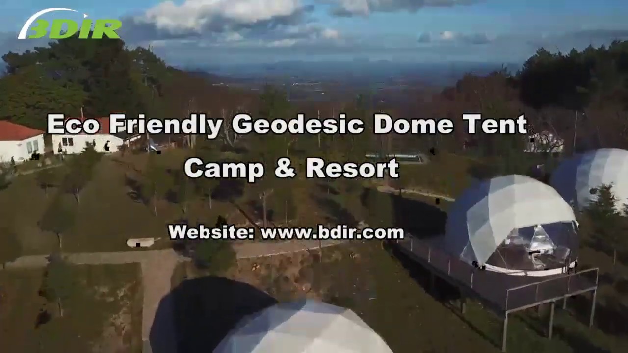 Eco Friendly Geodesic Dome Tent Camp Resort