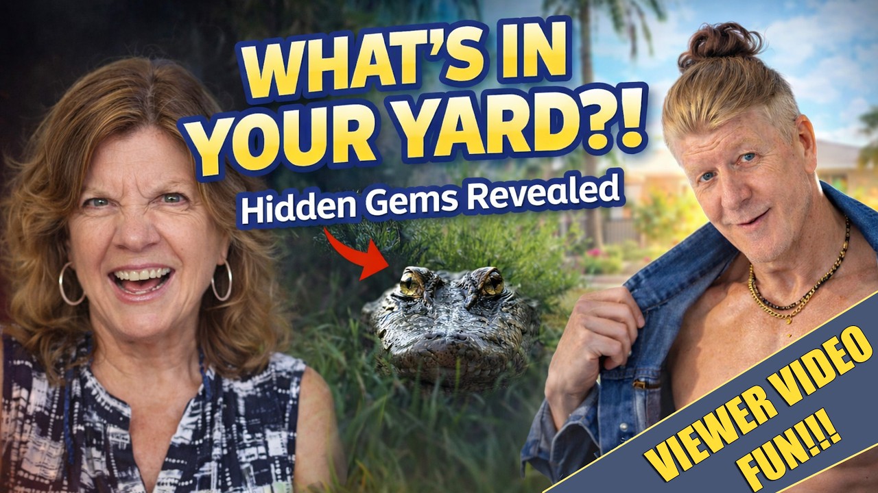 WHAT'S IN YOUR YARD?!  HIDDEN GEMS REVEALED!