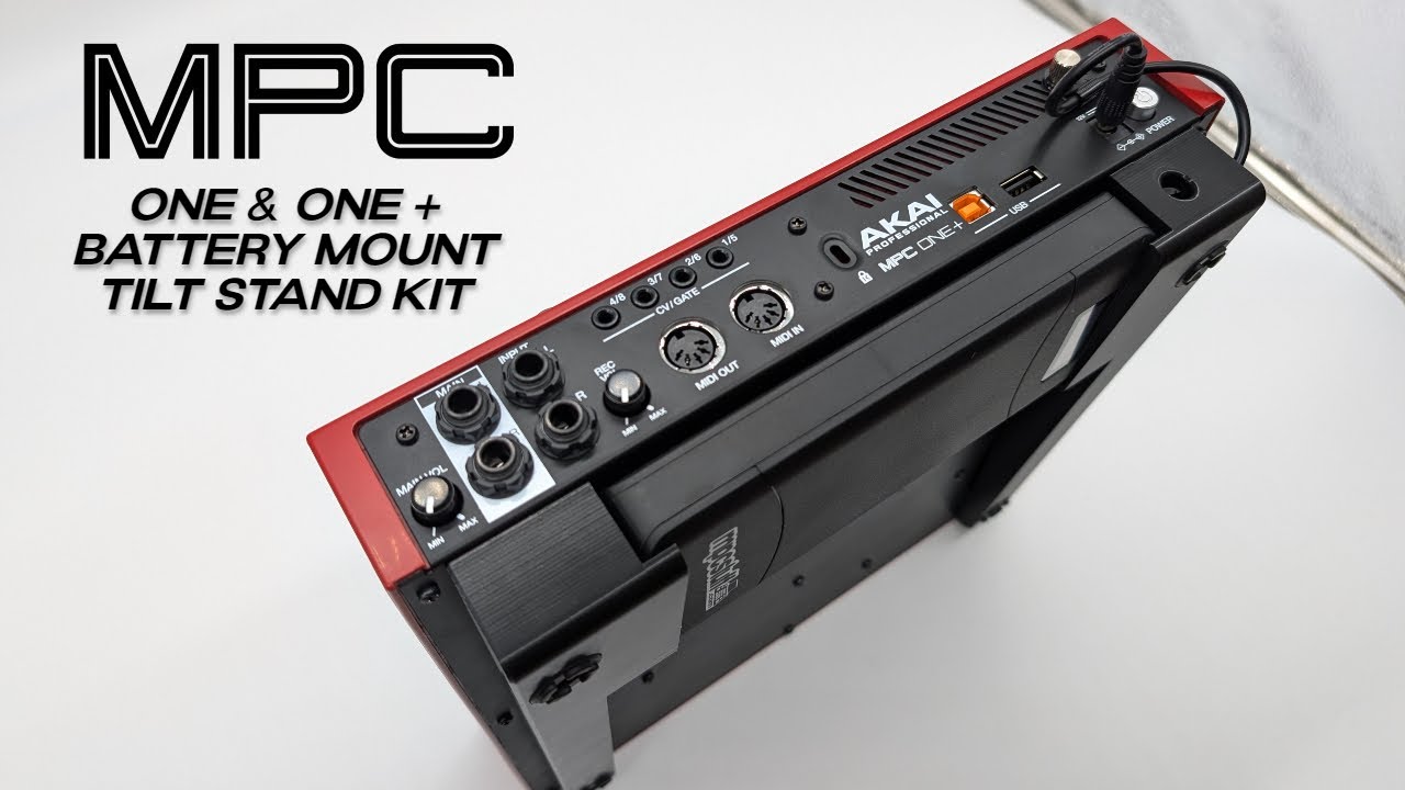 Установка наклонной подставки для аккумуляторного комплекта Akai MPC One — MPCstuff.com