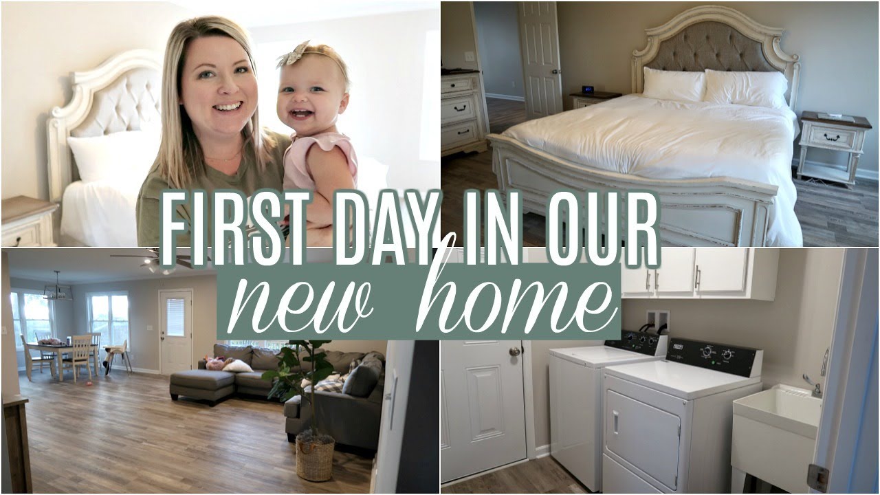 FIRST DAY IN OUR NEW HOME | UNPACKING AND NEW HOME PURCHASES