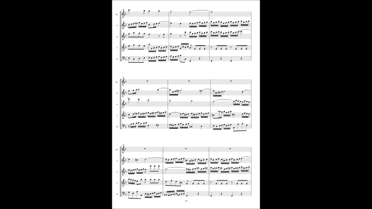 Johann Sebastian Bach, Cantata No 75 / 8 Sinfonia
