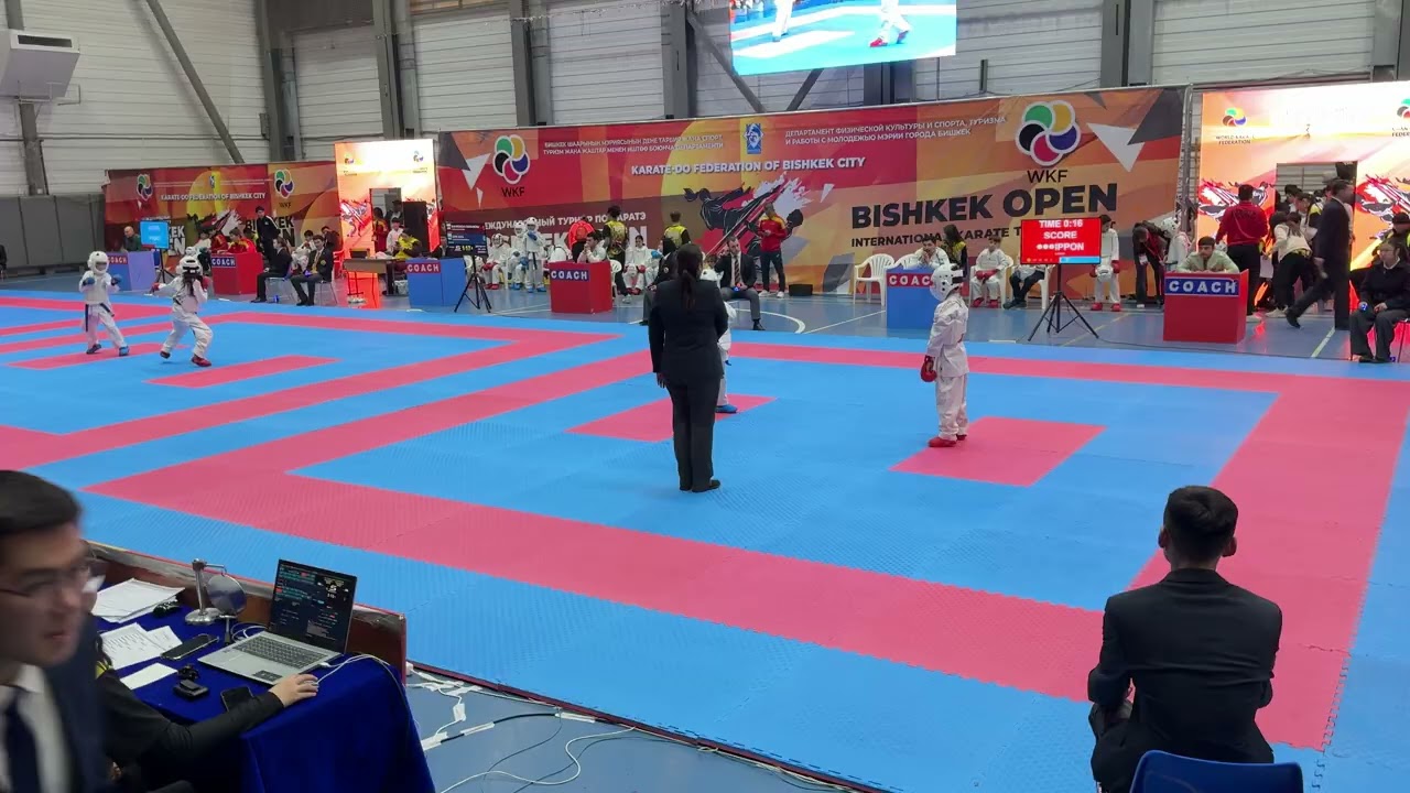 Bishkek open 2026. Shoazizov Muhammadali bilol karate klub sportchisi 3 jang