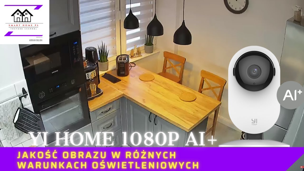 YI HOME CAMERA 1080P AI+-TEST JAKOŚCI OBRAZU  W KAŻDYCH WARUNKACH