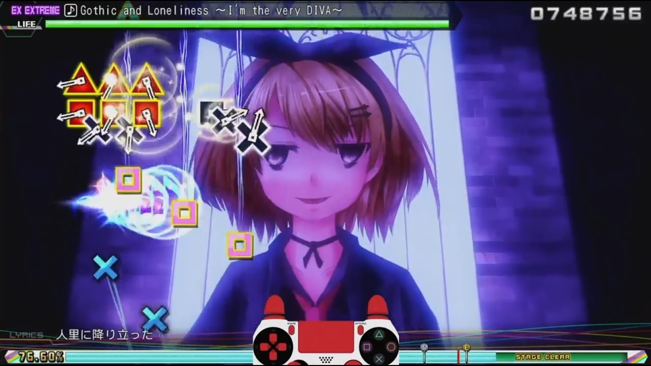 10★【 ExEx】 Gothic and loneliness Perfect 【 Project Diva Future Tone PS4 】