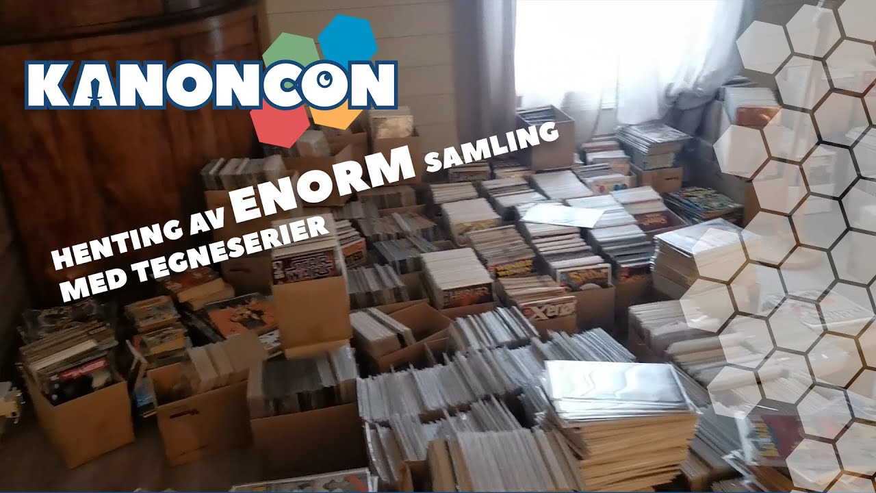 Henting av ENORM samling av tegneserier i S&oslash;ndre Land #comics #tegneserier #massivepickup
